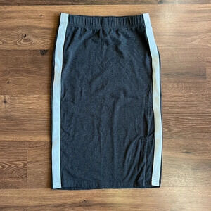 Aritzia TNA Clearwater Jersey Skirt in Charcol